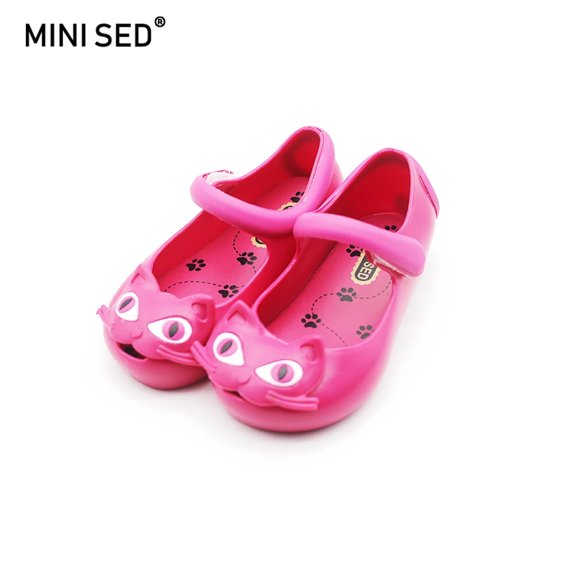 Original 2019 Ultragirl Cat Girls Jelly Sandals Baby Shoes Children Sandal Princess Kids Girl Beach Mini Melissa | Детская одежда и
