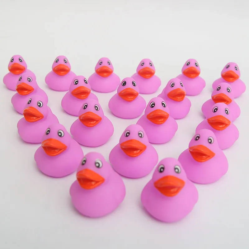 5 шт. мини детская резиновая утка для ванны Duckie Baby Shower игрушки воды плавательный