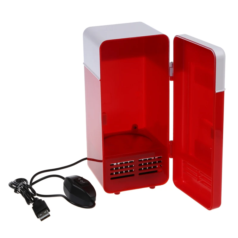 Автомобильный мини-холодильник USB горячий и холодный двойной-UseGadget банки для напитков охладитель подогреватель холодильник с внутренним светодиодный светильник