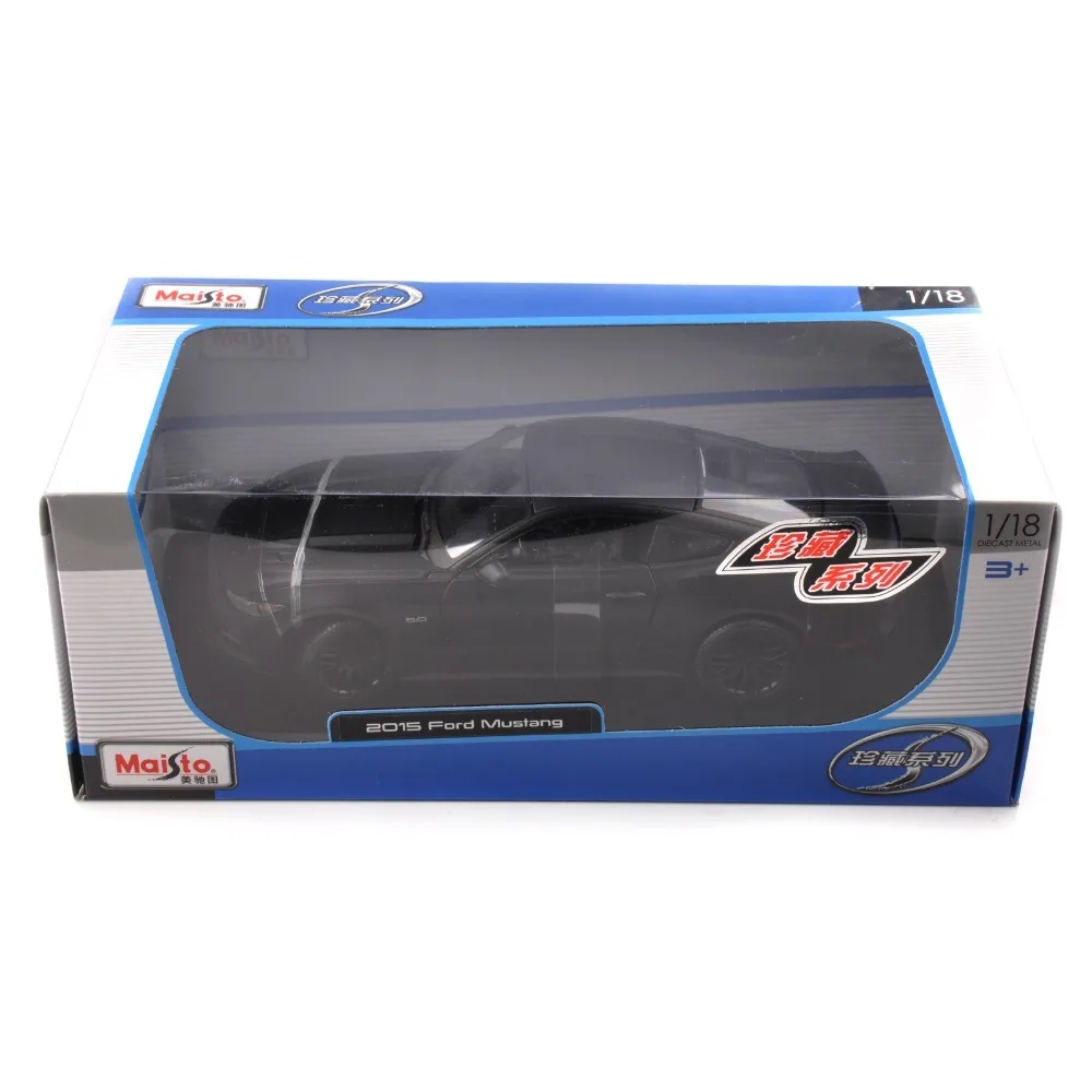 Новая игрушка die-cast kill mode car Maisto 1:18 Mustang Gt 5.0l американская мышца модель автомобиля спортивный черный 26 см