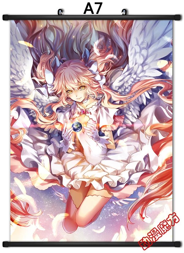 Аниме Puella Magi Madoka Magica Kaname и инкубатор QB & Akemi Homura домашний декор настенные прокрутки