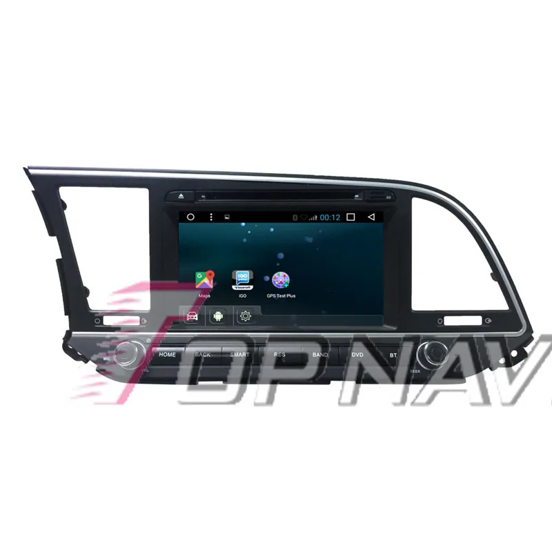Topnavi Quad Core Android 7.1 Car DVD Multimedia Player for Hyundai Elantra 2016 Radio Stereo GPS Navigation Audio Video In Dash |