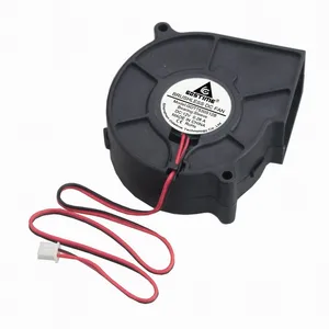 2 шт.партия, Gdstime 75 мм DC 12 В, бесколлекторный вентилятор охлаждения, вентилятор охлаждения 12 вольт 75x30 мм 75 мм x 30 мм 7530S, новинка