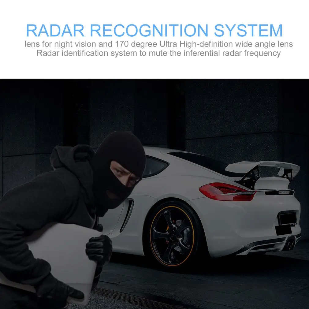 2,4 дюймов HD 1080P Автомобильный видеорегистратор Радар-детекторы видео рекордер записывающая машина 360 градусов камера видеорегистратор радар-детектор скорости