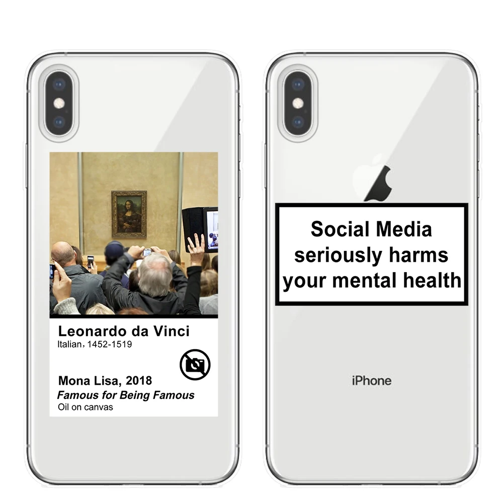 Социальные сети серьезно вредит вашему душевному здоровью чехол для iPhone 11 Pro XS Max X