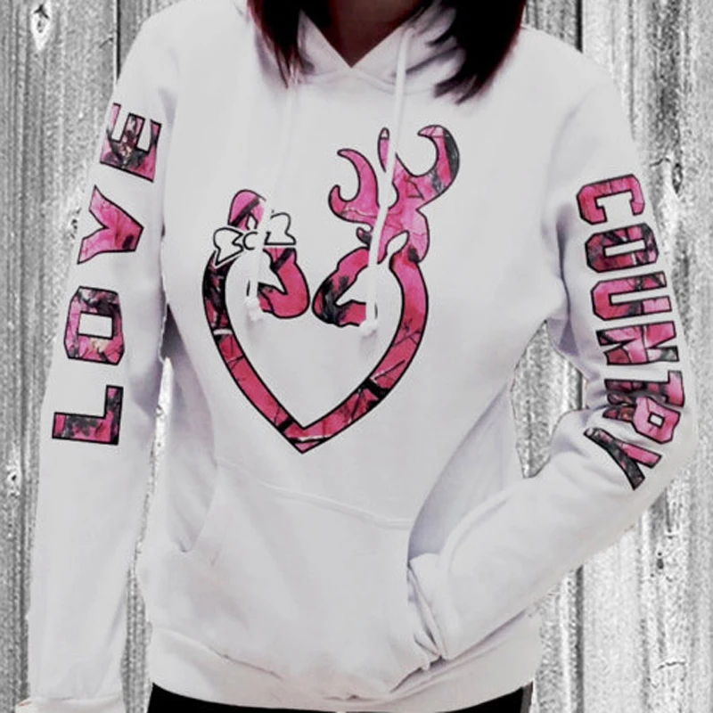 

Autumn And Winter Loose Love Print Hooded Women's Sweater Fashion New Style Women Hoody Casual Sweatshirt For Women