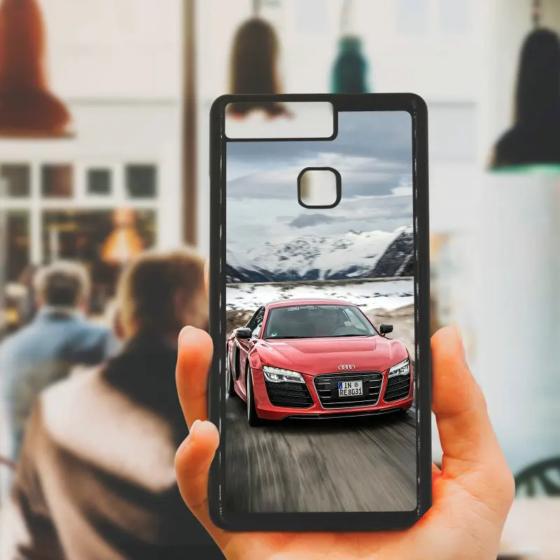 Hot Audi R8 Cool Car Mobile Phone Cases Hard PC Plastic Cover for Huawei P10 P9 Plus P8 Lite P7 Mate 10 9 8 7 Pro Shell | Мобильные