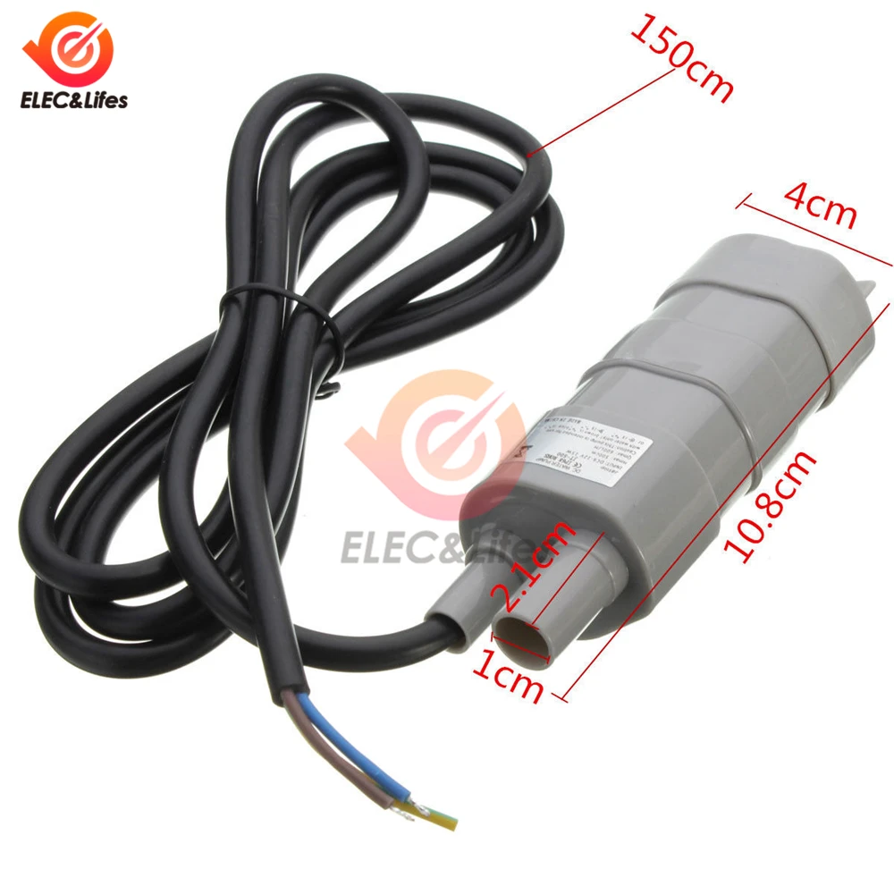 JT-500 600L/ч 5 м высокого давления DC погружной водяной насос 12V 24V три фазы микро мотор водяные насосы