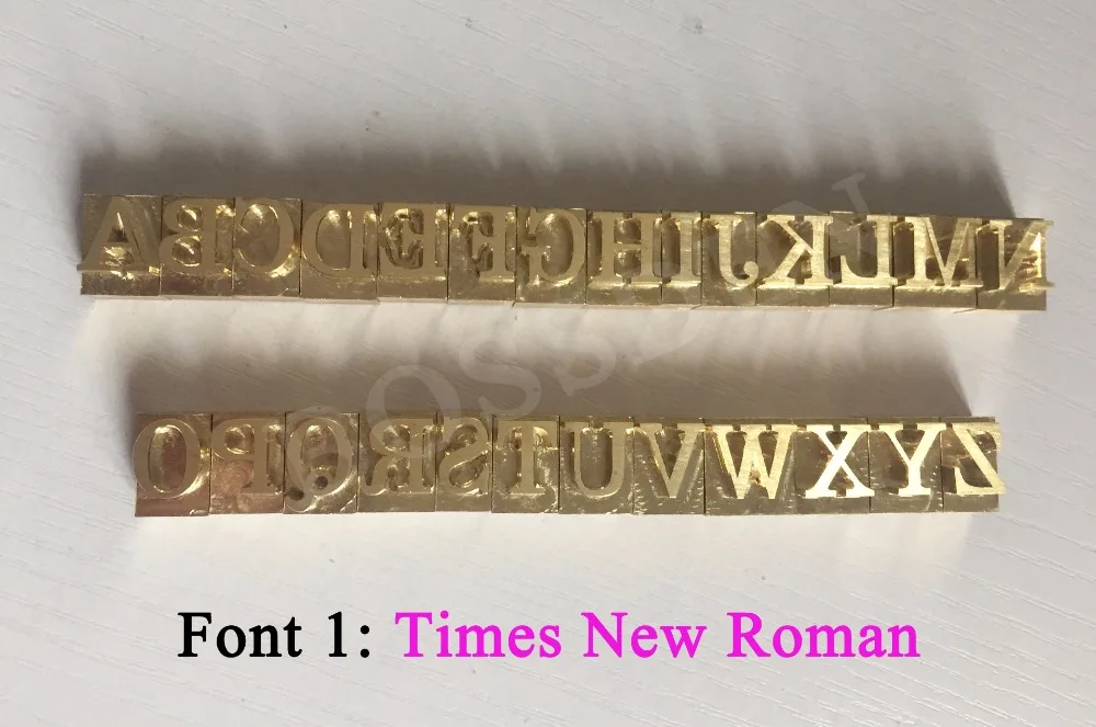 BOSSDEN Персонализированная медная форма с буквами алфавита пресс-форма для