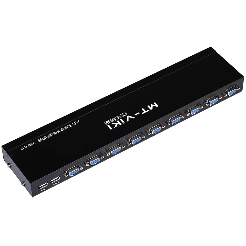 MT-VIKI 8 портовый умный KVM переключатель ручной ключ пресс VGA USB проводной пульт