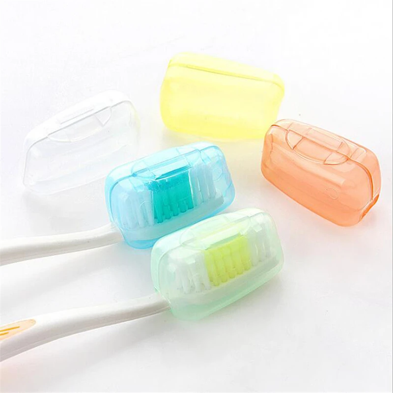 5pc/bag New Travel Portable Toothbrush Protect Cover Case Cap Hike Protector Cleaner Packing organizer Accessories |