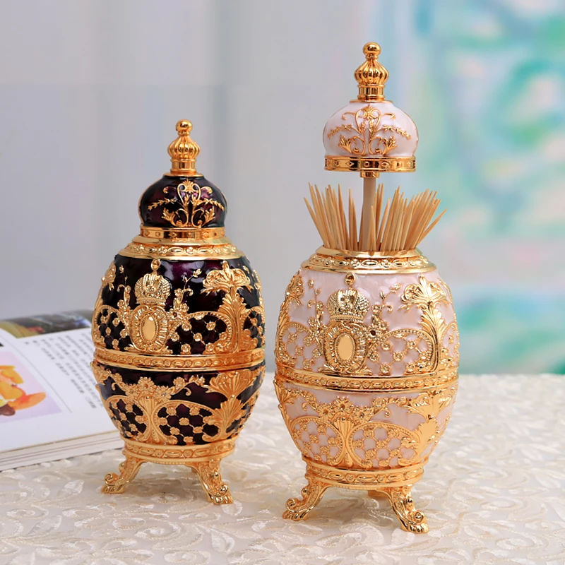 Роскошный креативный персональный автоматический держатель зубочистки