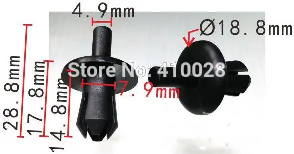 Shhworld автоматическое пластиковое крепление Автомобильный зажим толкатель