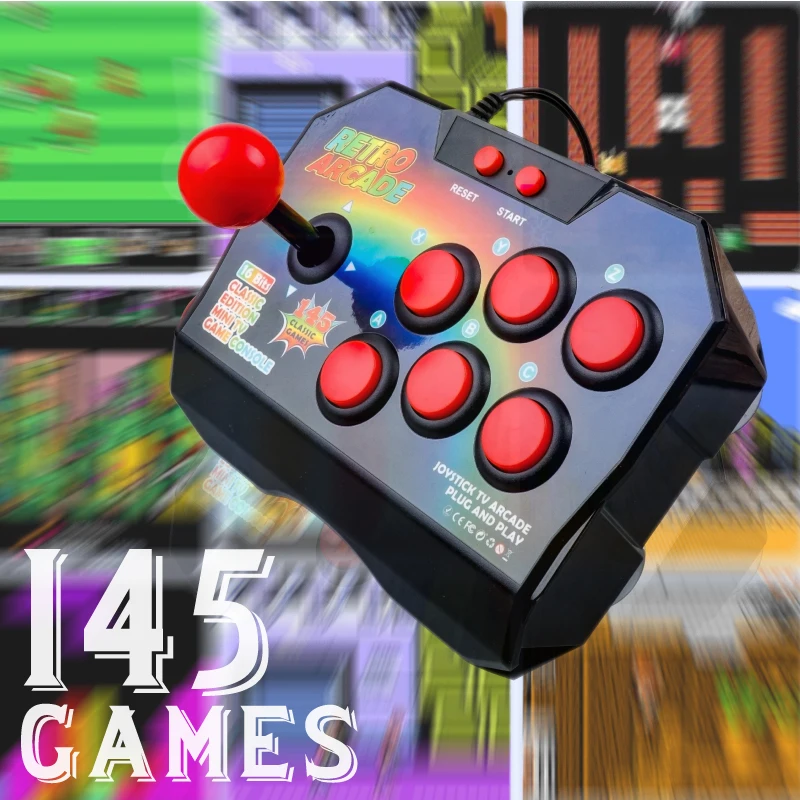 AV выход 16 бит Ретро видео игровая консоль встроенный 145 мини Bittboy портативная игра Классический Портативный ТВ игровой плеер лучший подарок