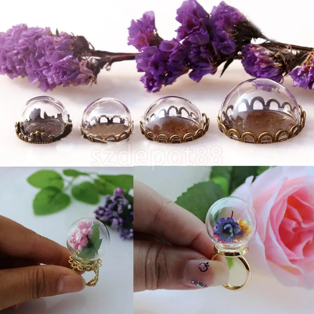 Новое поступление 2015 стеклянный шар кольцо для бутылок медальон 20 мм 5 10 шт.