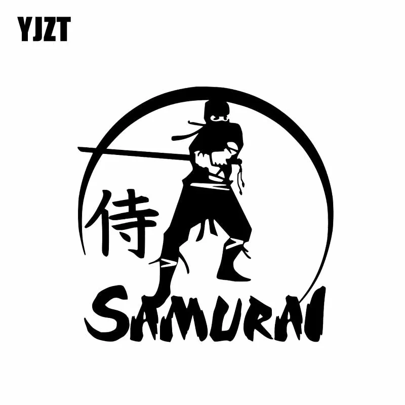 YJZT 13 2*13 1 см крутая японская наклейка на автомобиль Samurai воин Soldier