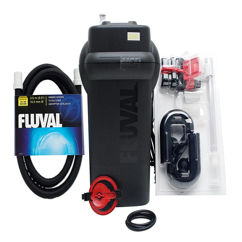 10 Вт 780L/ч Fluval 206 Внешний Аквариум канистра фильтр с бесплатной Медиа набор для