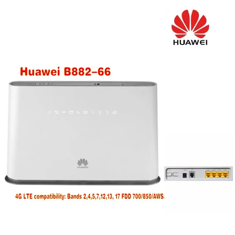 Huawei B882 66 4 аппарат не привязан к оператору сотовой связи FDD Band2/4/5/7/12/13/17(700(a b