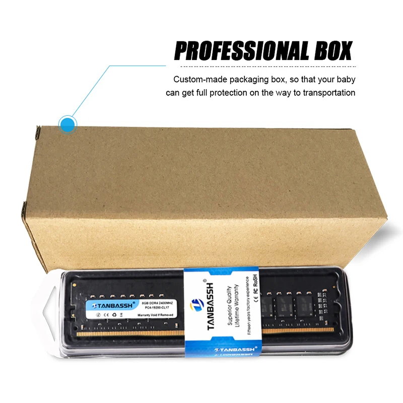 Модуль ОЗУ для ПК 16 ГБ модуль памяти настольного компьютера DDR4 16g 2400 МГц 2666 DIMM