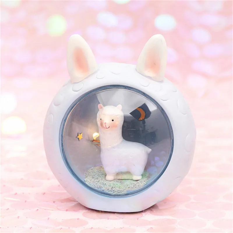 

Мультяшная Альпака ночник для спальни прикроватная лампа Милая овечка светильник для комнаты Luminaria для детей Детский подарок игрушка живот...