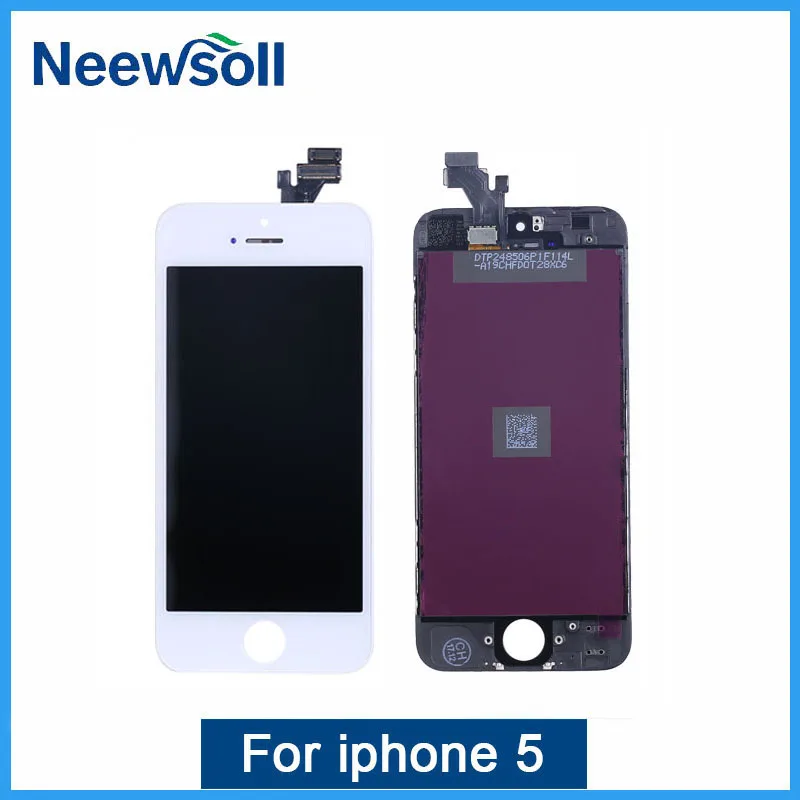 AAA класс ЖК дисплей Замена для iphone 4 4S 5 5S сенсорный дигитайзер Ассамблеи 6 6s Pantalla