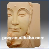 diy buddha closeup wlotus cuboid food grade handmade silicone soap candle cake decoration mold