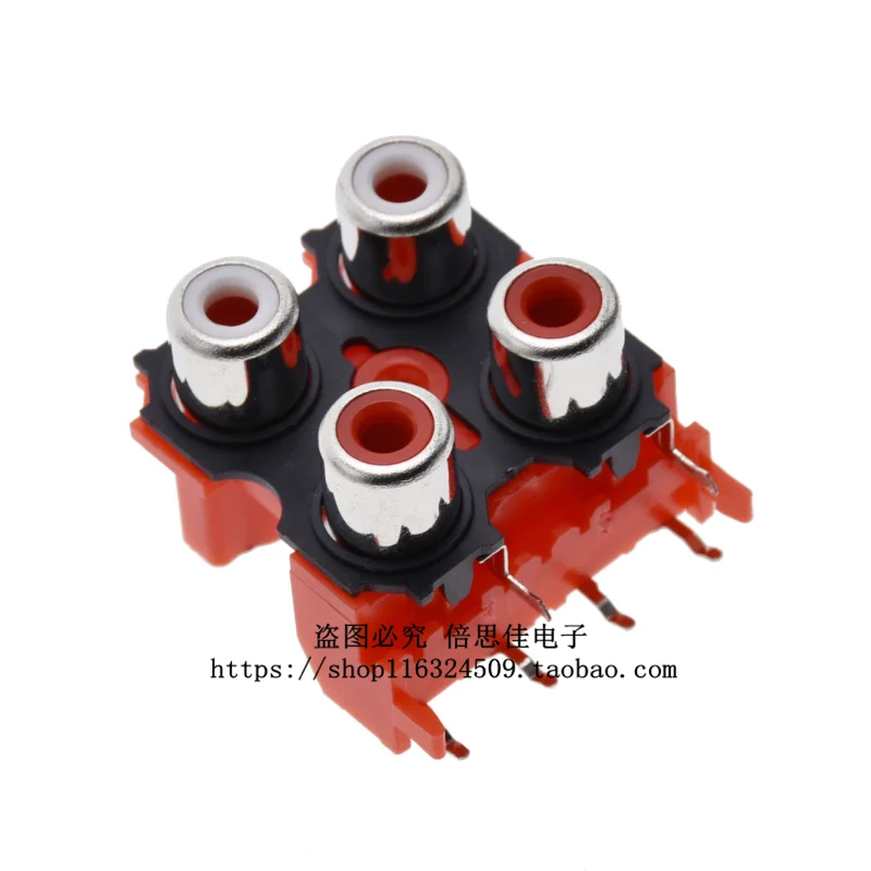 500 шт. rca сигнал лотоса av разъем AV4 8.4 12 4 бит P аудио видео разъем|socket connector|l connectorsocket
