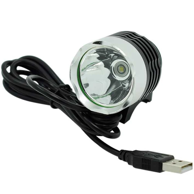 Wasafire Mini farol велосипедный XML T6 5 В USB светодиодный фонарь 3 режима 1200лм передняя