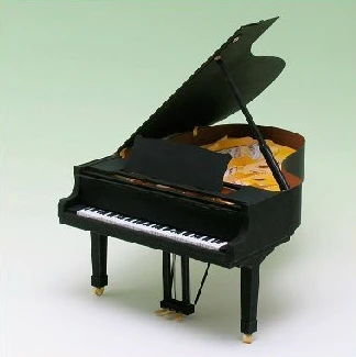 

P02-X007 Educational toy Children DIY TOY 3D Paper Puzzle model music piano best gift