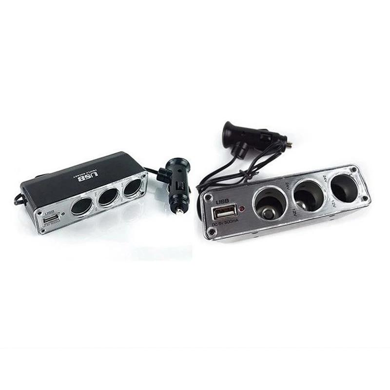

Adapter Car Charger Car Cigarette Lighter Socket Splitter 12/24V Car Styling Car Cigar Cigarette Lighter Socket Plug Connector