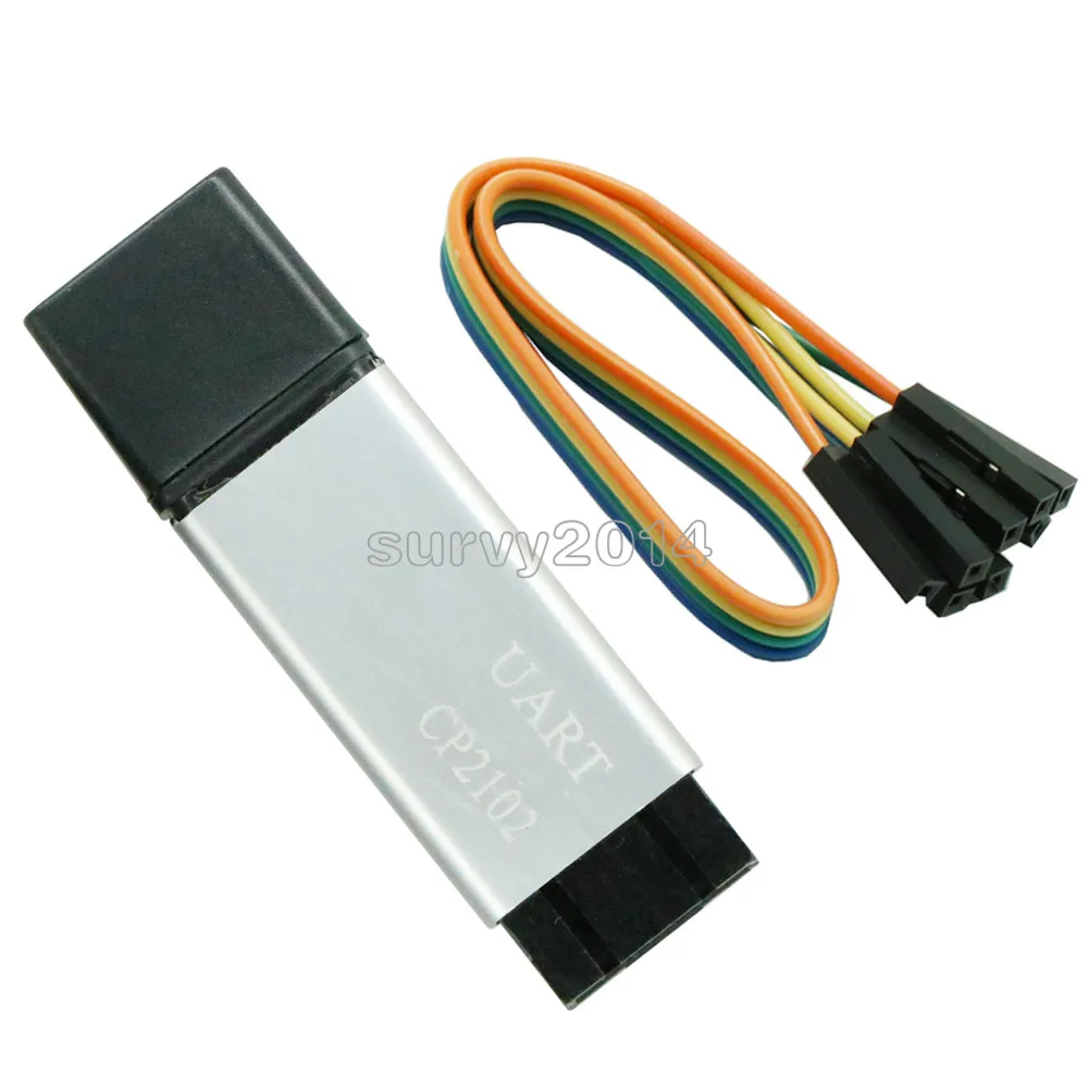 Алюминиевый корпус CP2102 USB 2 0 к TTL UART модуль 6Pin последовательный преобразователь STC