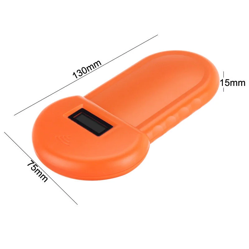 Горячая 134 2 кГц животное ID считыватель ЖК-дисплей RFID портативный ПЭТ микрочип