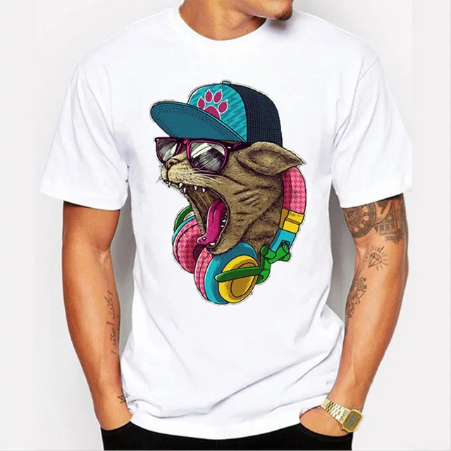 2016 модная мужская футболка с принтом в стиле ретро изображением дерева