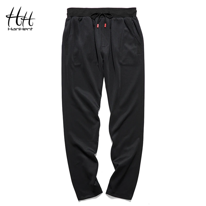 HanHent штаны для пробежек в повседневном стиле мужские тонкие эластичные брюки