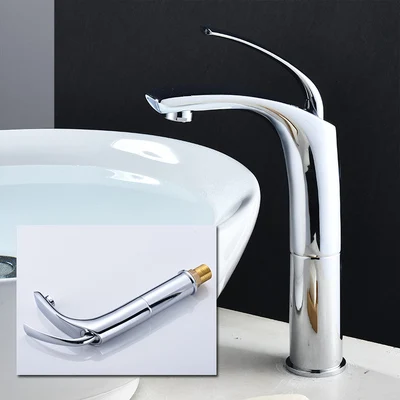 style 10 chrome Смесители для ванной бассейна красный/черный/белая латунь кран раковина кран алмазный высокий смеситель кран одно отверстие на бортике горячей холодной Torneira - Цвет: style 10 chrome