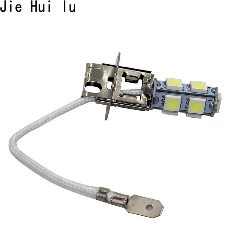 2 шт. 12 В H1 H3 5050 9 SMD светодиодный 110LM 8000K противотуманные фары автомобильные лампы