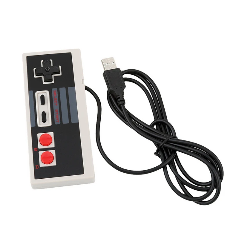 1 шт. классический ретро проводной USB игровой контроллер для Nintendo NES джойстик Windows