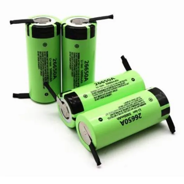 Dolidada аккумулятор для Panasonic 26650A 3,7 V 5000mAh высокой емкости 26650 литий-ионные аккумуляторы+ никель DIY