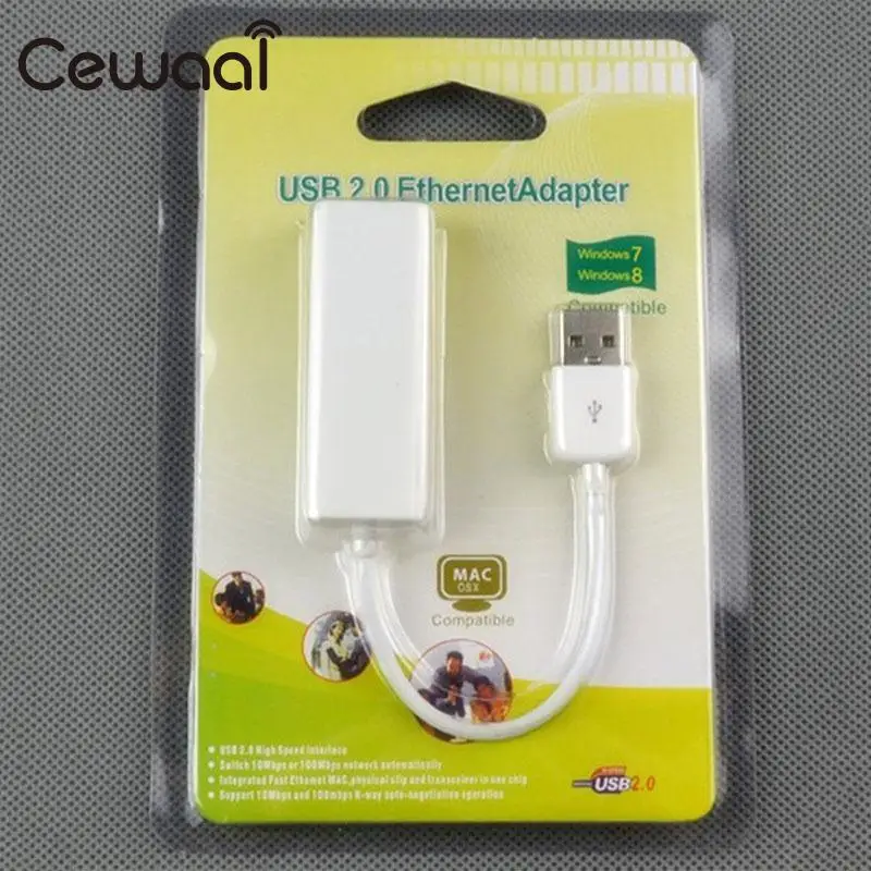 Cewaal сетевая карта USB RJ45 адаптера Ethernet Lan для Mac OS Android планшет смарт TV |