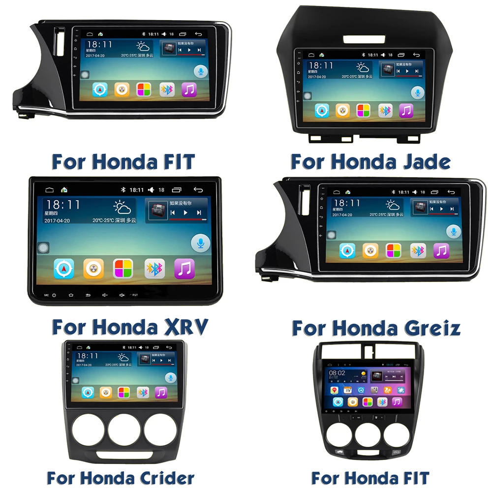 Panlelo для Honda Android Авторадио четырехъядерный 10/9 дюймов с Bluetooth Wifi Accord 2003 2007