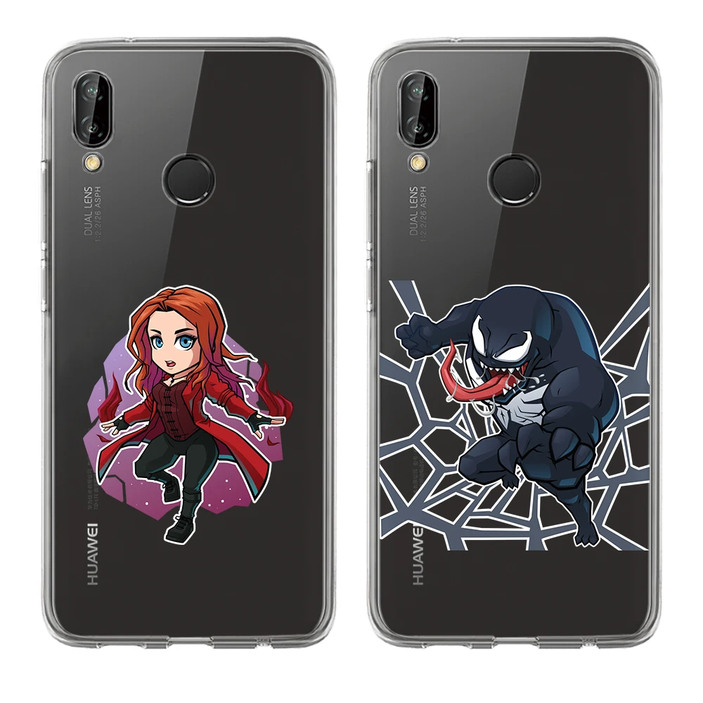 Miracle Avengers Iron Man Captain America Spiderman Fashion Phone Case For Huawei Nova 3 3i 2 Plus Y5 2017 Y6II Y7 PS Mate P8 P9 |