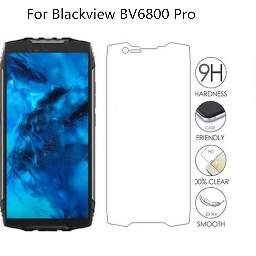1 шт 2 шт полное покрытие закаленное стекло для Blackview BV6800 профессиональная защитная пленка 9H Защита экрана для Blackview BV6800 Pro