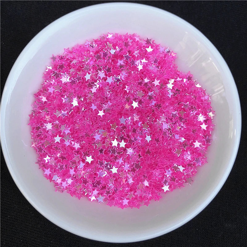 10 г/упак. 3 мм Звезда ногтей sequinпэт Кристалл пайетками Craft для ногтей маникюр, свадьба Decro конфетти, аксессуары