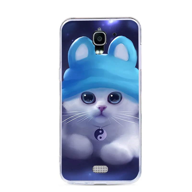 Чехол для Huawei Ascend Y360 Y360-u61 Y3 Y336 Y3C Y366 Мягкая силиконовая задняя крышка милые чехлы с