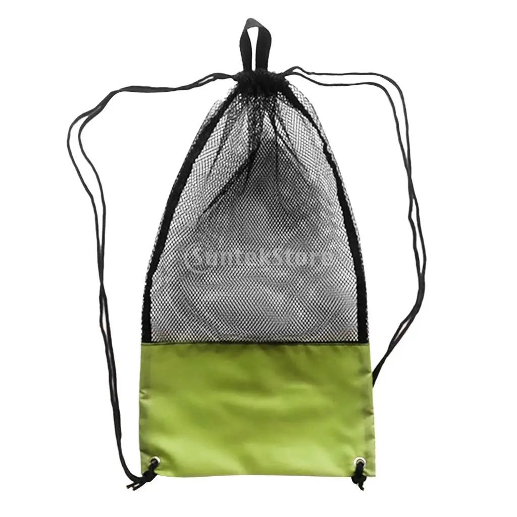 Army Green Color 20 кг нагрузки рюкзак стиль сетки шнурок сумка для хранения Для Акваланга шестерни погружения плавники трубка очки маска - Цвет: Army Green Color