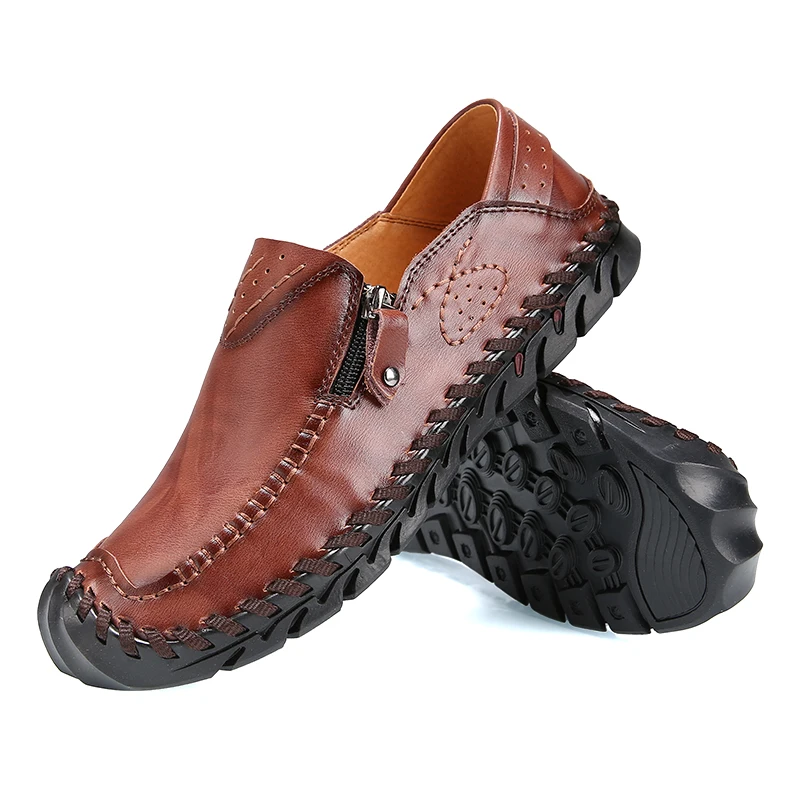 Fotwear/мужская кожаная обувь Легкая мужская повседневная ручной работы без