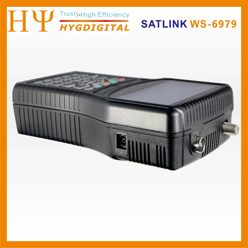 Satlink WS-6979 Цифровой спутниковый Finder DVB-S2 &amp DVB-T2 Combo спектра искатель WS6979 наземного |