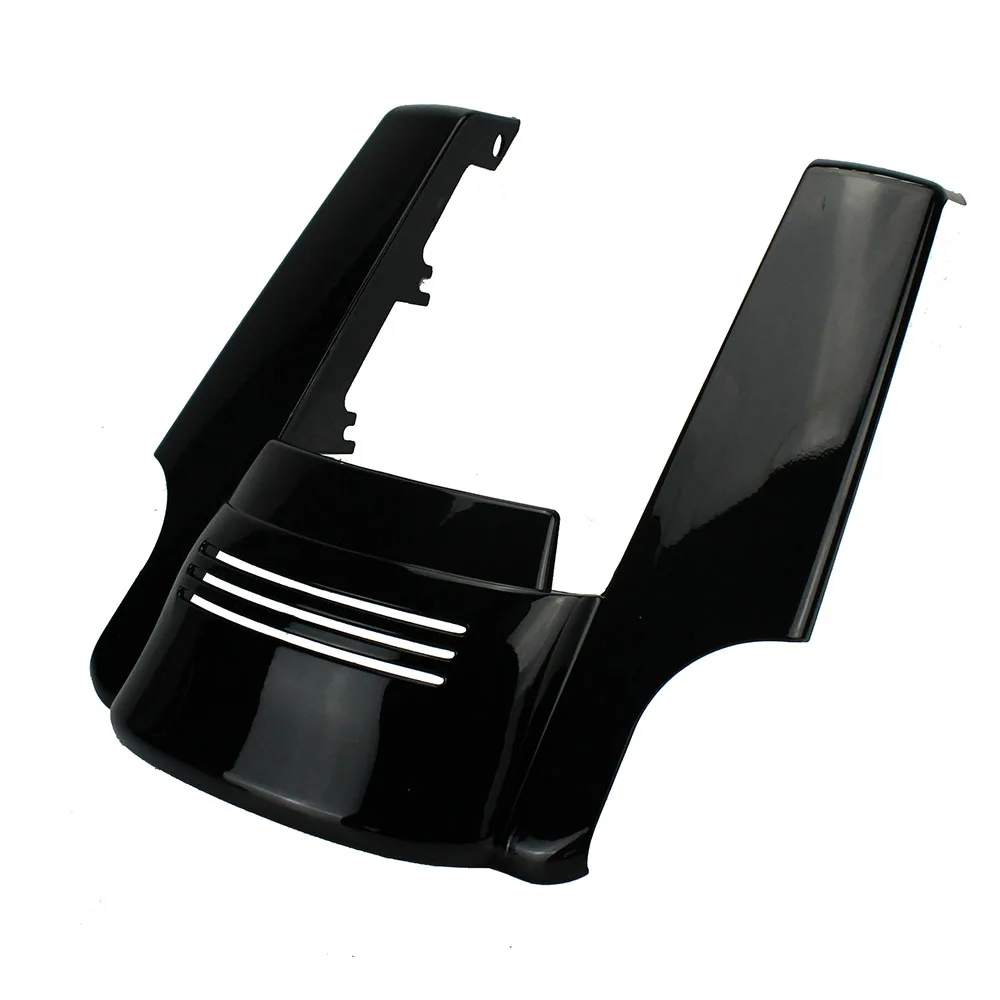 Запчасти для мотоциклов новое черное растягивающееся заднее крыло 2009 2013 Harley Touring