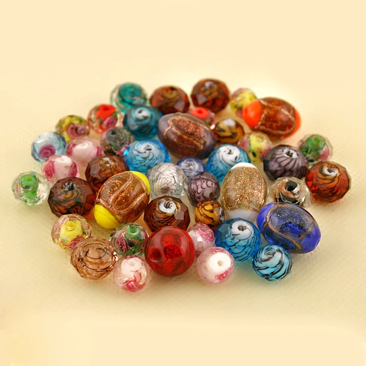 Лидер продаж Прямая поставка 30 шт. лэмпворк стеклянные бусины россыпью для