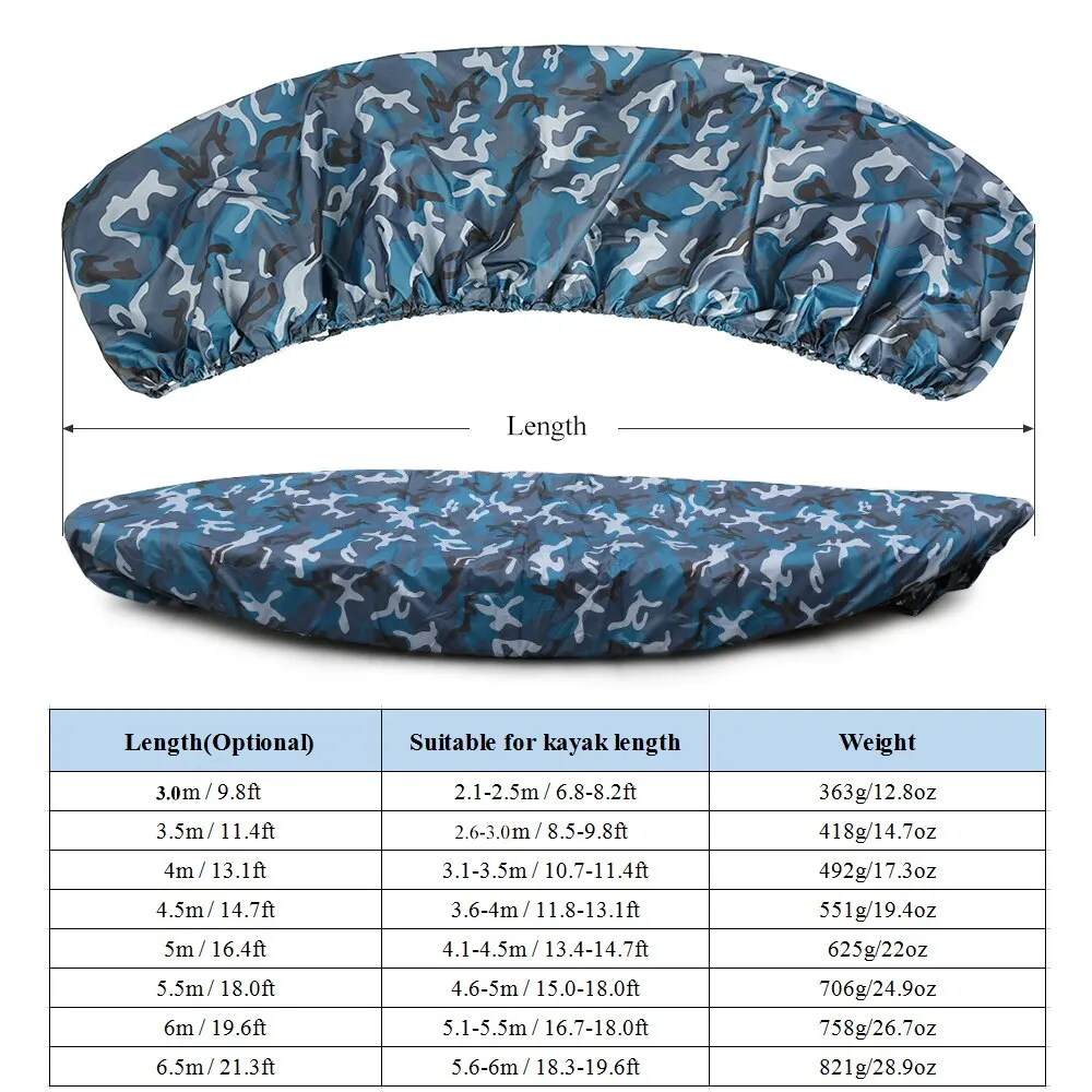 

Kayak Canoe Boat Storage Cover UV Resistant Dust and water Storage Cover Shield Waterproof Boat Storage Dust Shiel Kayak boat
